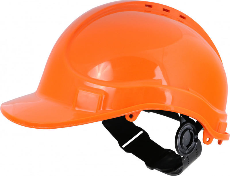 Orange FortiHelm® Vented Comfort Safety Helmet